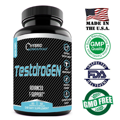 TestdroGEN Testosterone Booster & Estrogen Blocker