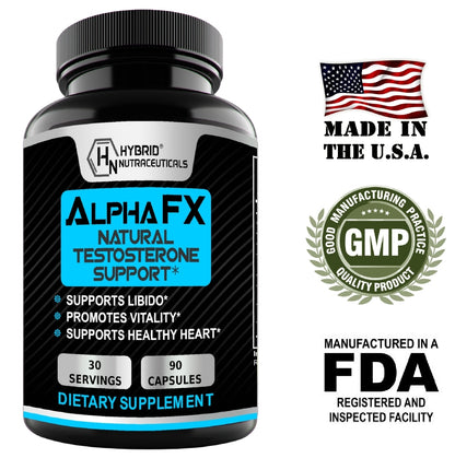 AlphaFX Natural Test Booster Estrogen Blocker