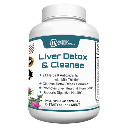 Liver Cleanse Detox & Repair Formula - 60 Capsules