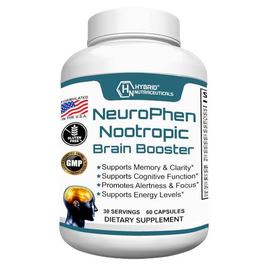 NeuroPhen Advanced Nootropic Brain Supplement - 60 Capsules