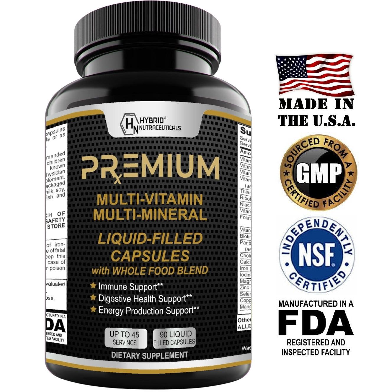 PRxEMIUM Liquid Capsule Multivitamin for Men & Women