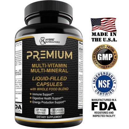 PRxEMIUM Liquid Capsule Multivitamin for Men & Women