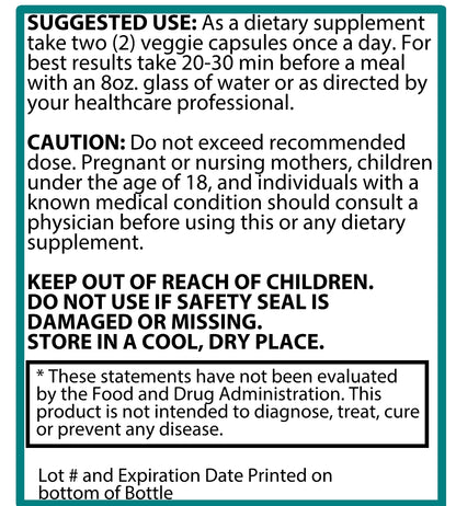 Liver Cleanse Detox & Repair Formula - 60 Capsules