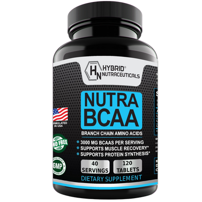 Nutra BCAA 3000mg Branched Chain Amino Acids Supplements